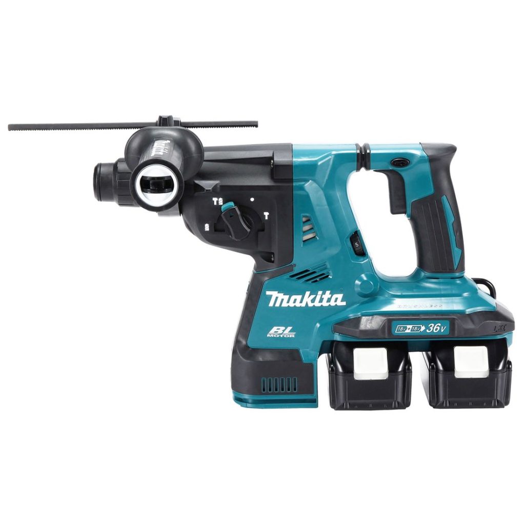 MAKITA Poravasara LXT. Kuvassa Poravasara LXT vasemmalta sivustapäin.