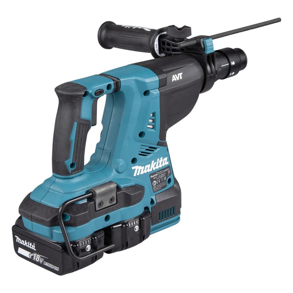 MAKITA Poravasara LXT. Kuvassa Poravasara LXT oikealta takayläviistosta.