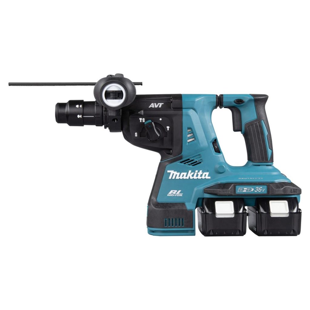 MAKITA Poravasara LXT. Kuvassa Poravasara LXT vasemmalta sivustapäin.