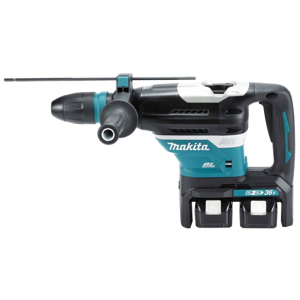 MAKITA Poravasara LXT. Kuvassa Poravasara LXT vasemmalta sivustapäin.