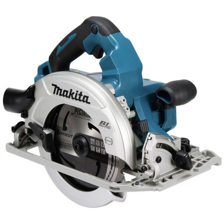 MAKITA Pyörösaha LXT. Kuvassa Pyörösaha LXT vasemmalta etuyläviistosta.