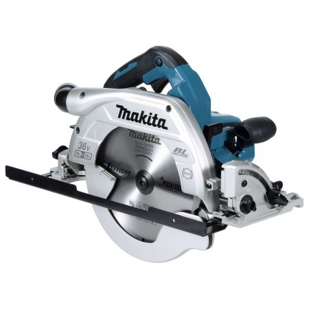 MAKITA Pyörösaha LXT. Kuvassa Pyörösaha LXT vasemmalta etuyläviistosta.