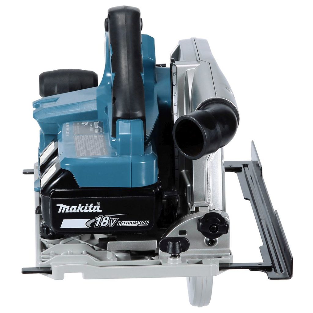 MAKITA Pyörösaha LXT. Kuvassa Pyörösaha LXT takaapäin.