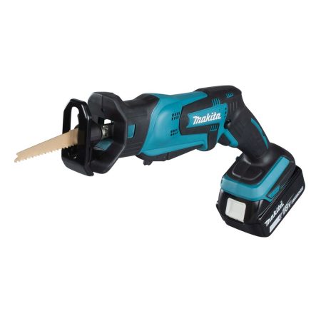MAKITA Puukkosaha LXT. Kuvassa Puukkosaha LXT oikealta etuyläviistosta.