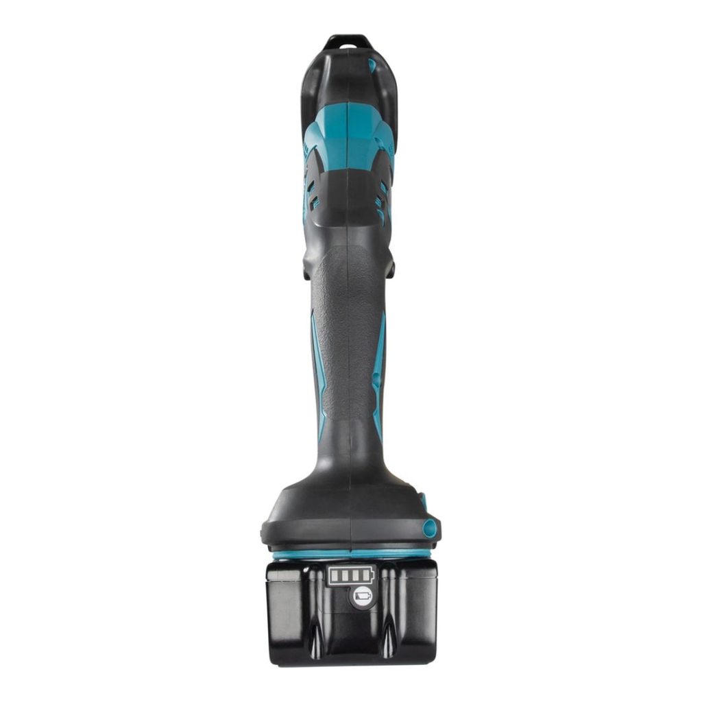 MAKITA Puukkosaha LXT. Kuvassa Puukkosaha LXT takaapäin.