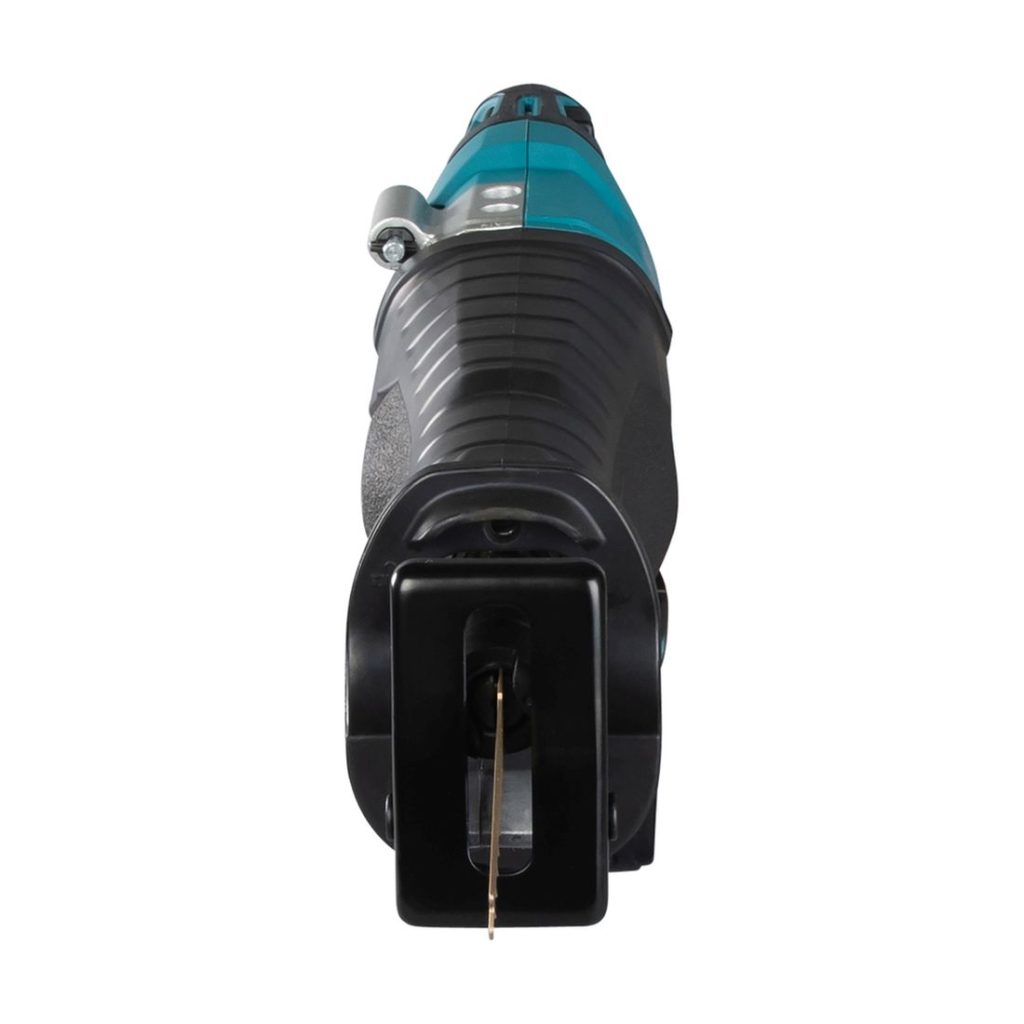 MAKITA Puukkosaha LXT. Kuvassa Puukkosaha LXT edestäpäin.