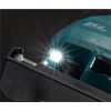 MAKITA Pistosaha LXT. Lähikuvassa Pistosaha LXT:n LED-valo.