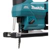 MAKITA Pistosaha LXT. Lähikuvassa Pistosaha LXT:n terä oikealta etuviistosta.