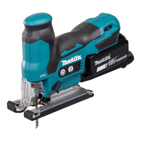 MAKITA Pistosaha LXT. Kuvassa Pistosaha LXT oikealta etuyläviistosta.