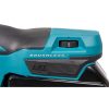 MAKITA Pistosaha LXT. Lähikuvassa Pistosaha LXT:n portaaton nopeudedsäädin.