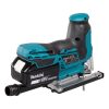 MAKITA Pistosaha LXT. Kuvassa Pistosaha LXT oikealta takayläviistosta.