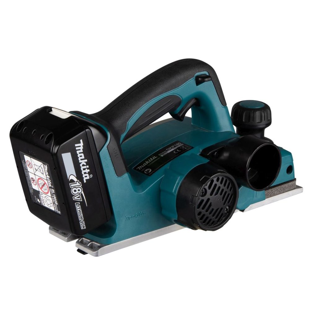MAKITA Höylä LXT. Kuvassa Höylä LXT oikealta takayläviistosta.
