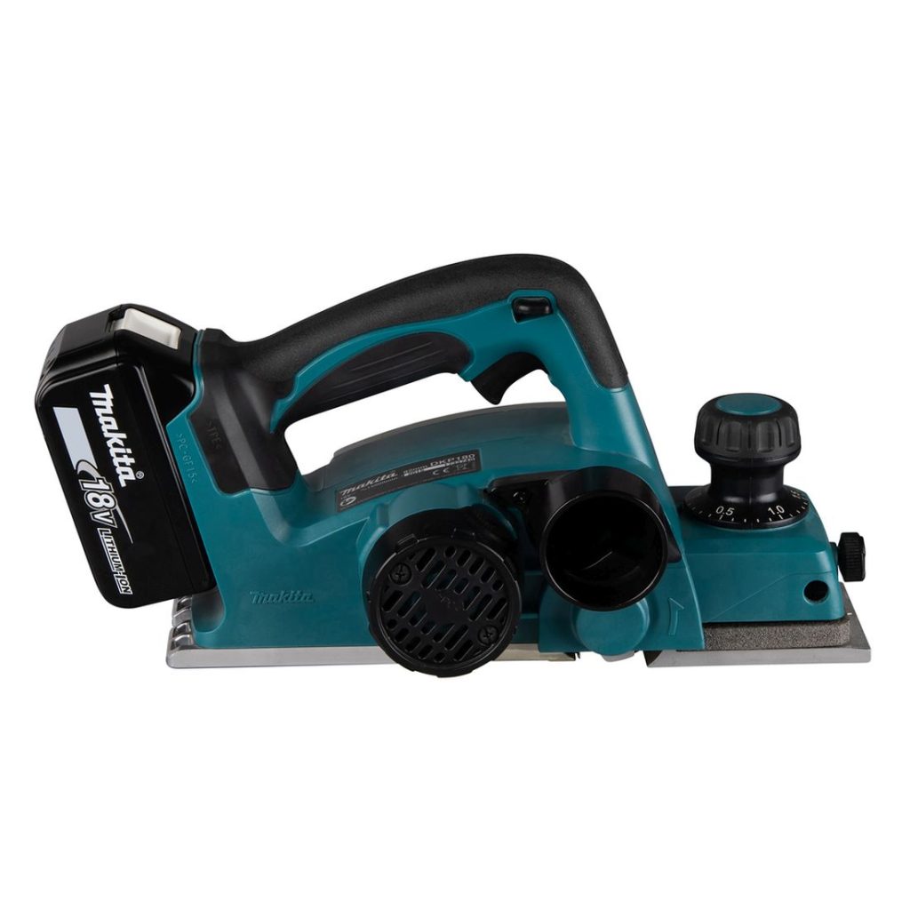 MAKITA Höylä LXT. Kuvassa Höylä LXT oikealta sivustapäin.