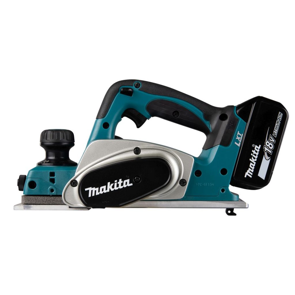 MAKITA Höylä LXT. Kuvassa Höylä LXT oikealta sivustapäin.