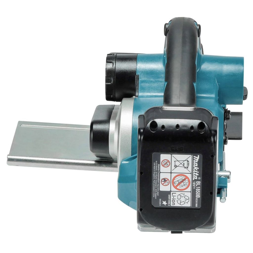 MAKITA Höylä LXT. Kuvassa Höylä LXT takaapäin.