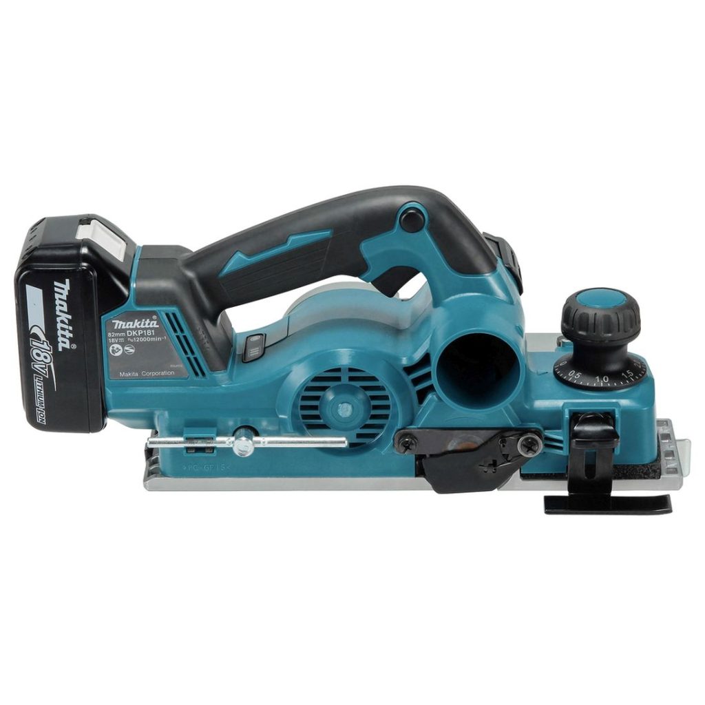 MAKITA Höylä LXT. Kuvassa Höylä LXT oikealta sivustapäin.