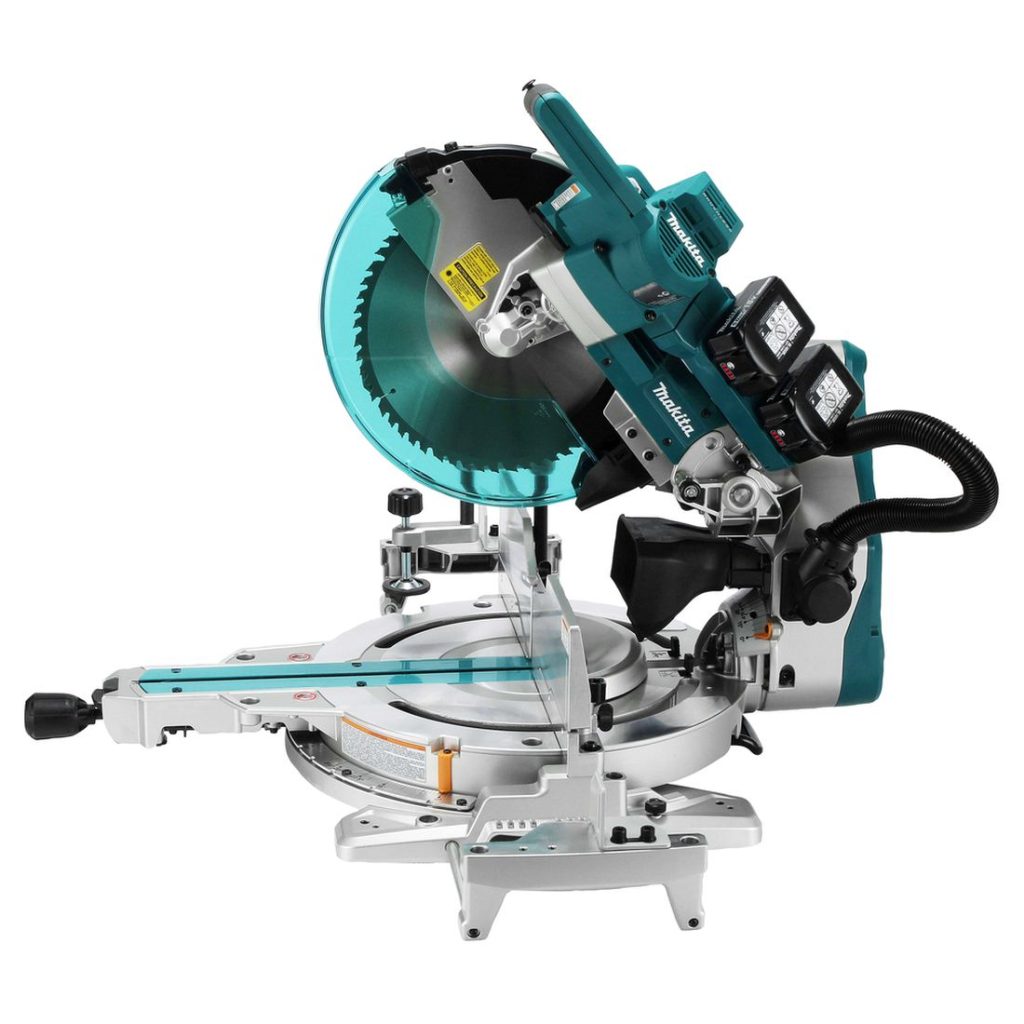 MAKITA Jiirisaha LXT. Kuvassa Jiirisaha LXT oikealta sivustapäin.