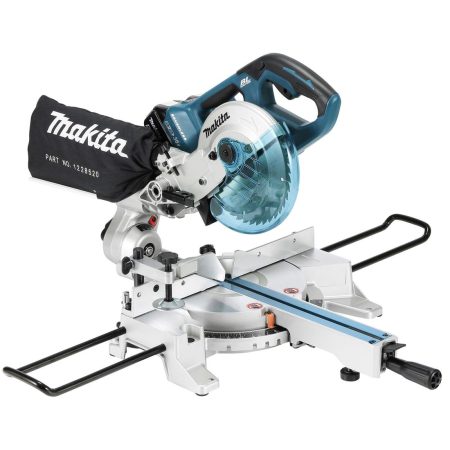 MAKITA Katkaisu- ja jiirisaha LXT. Kuvassa Katkaisu- ja jiirisaha LXT vasemmalta etuyläviistosta.