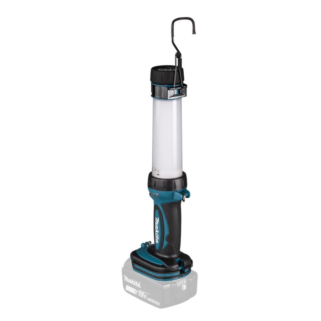 MAKITA LED-valaisin LXT. Kuvassa LED-valaisin LXT vasemmalta takayläviistosta.