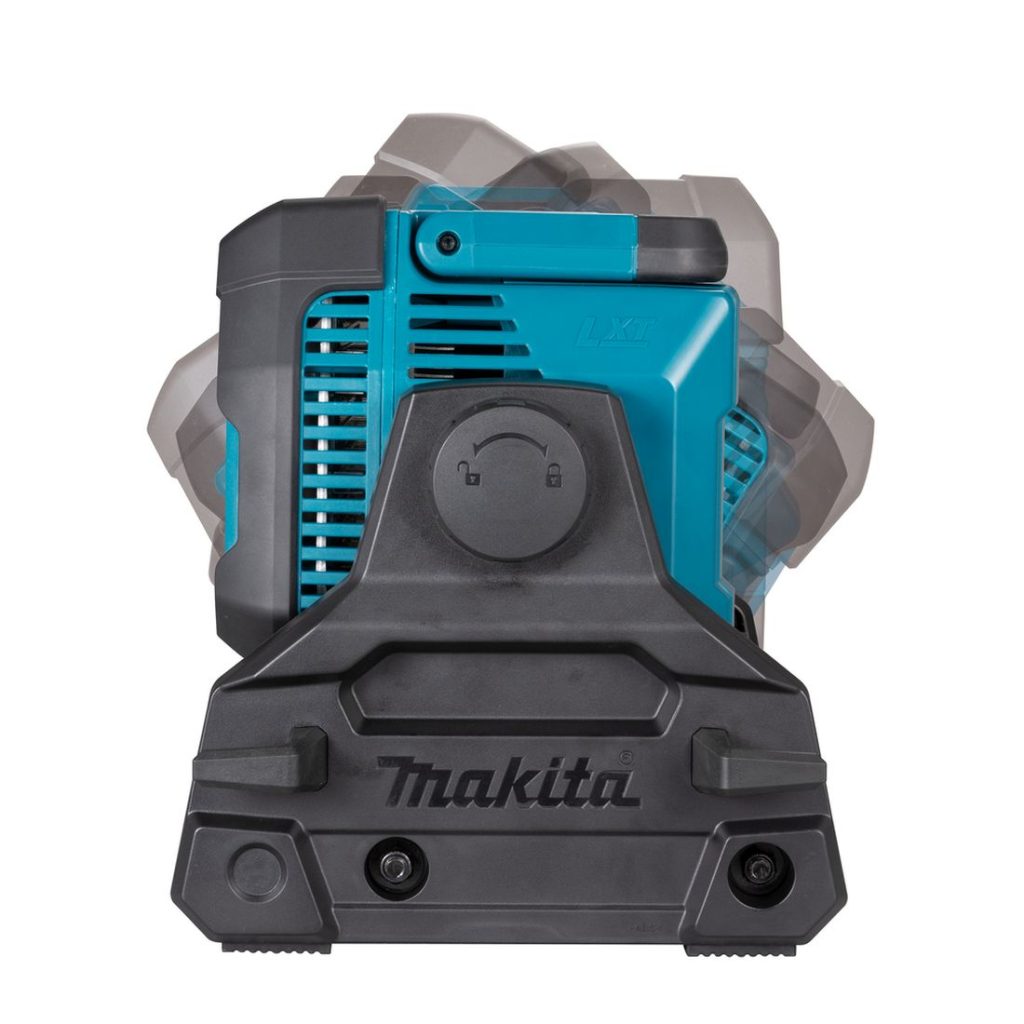 MAKITA LED-valaisin LXT. Kuvassa LED-valaisin LXT oikealta sivustapäin.