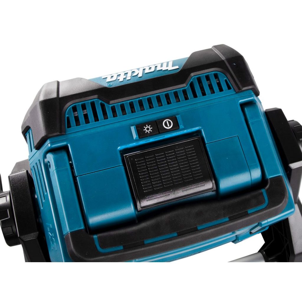 MAKITA LED-valaisin LXT. Kuvassa LED-valaisin LXT ylhäältäpäin.