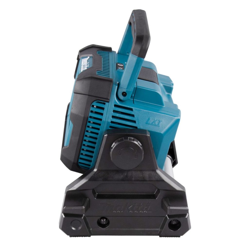 MAKITA LED-valaisin LXT. Kuvassa LED-valaisin LXT oikealta sivustapäin.