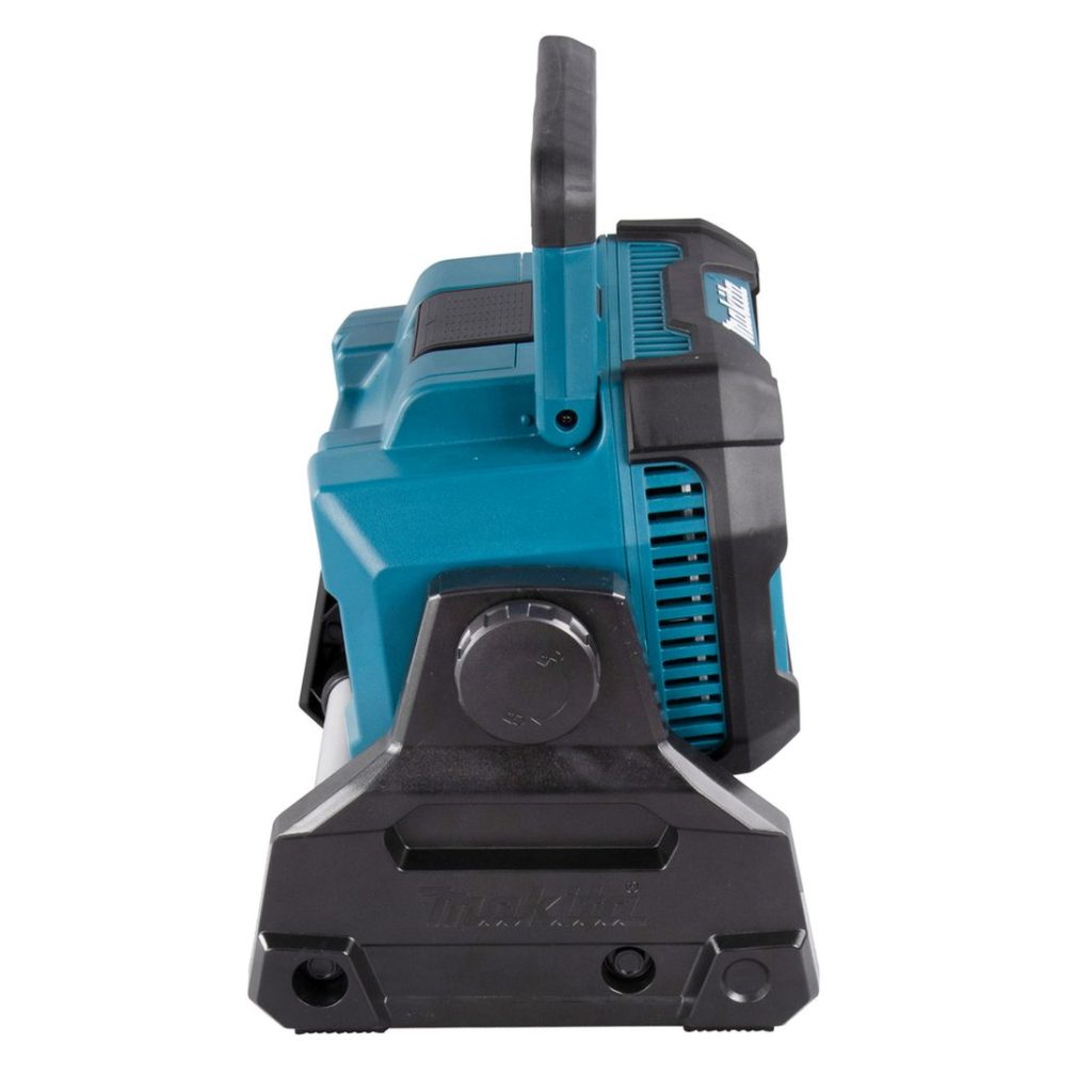MAKITA LED-valaisin LXT. Kuvassa LED-valaisin LXT vasemmalta sivustapäin.