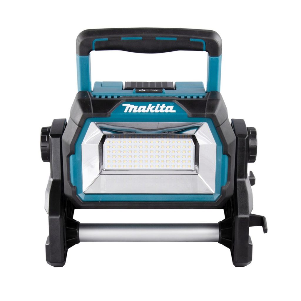 MAKITA LED-valaisin LXT. Kuvassa LED-valaisin LXT edestäpäin.