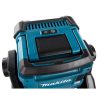 MAKITA LED-valaisin LXT. Lähikuvassa LED-valaisin LXT:n kantokahva vasemmalta takayläviistosta.