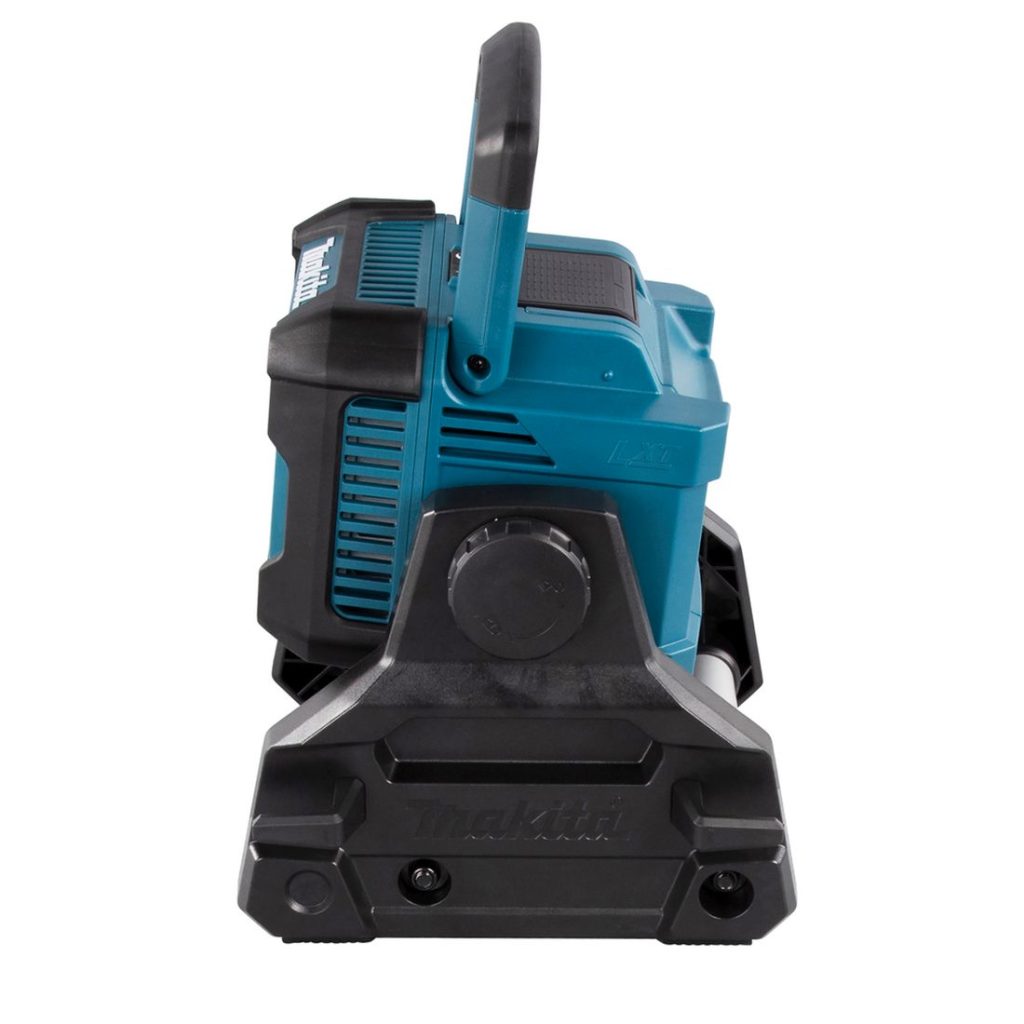 MAKITA LED-valaisin LXT. Kuvassa LED-valaisin LXT oikealta sivustapäin.