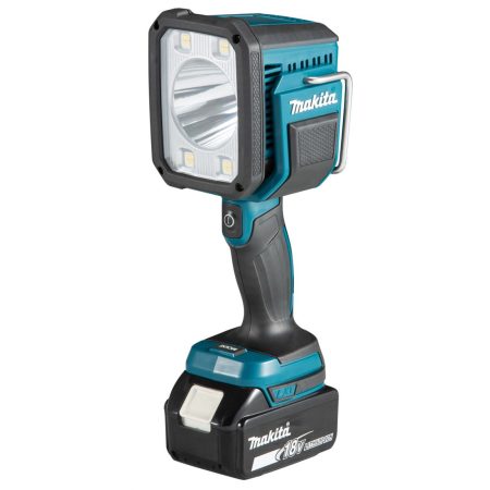 MAKITA LED-valaisin LXT. Kuvassa LED-valaisin LXT oikealta etuyläviistosta.