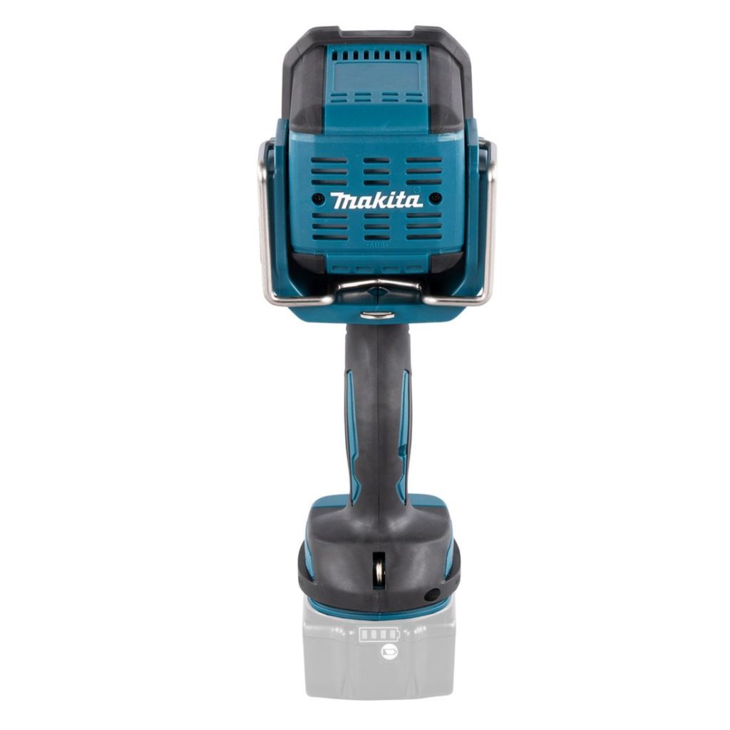 MAKITA LED-valaisin LXT. Kuvassa LED-valaisin LXT takaapäin.