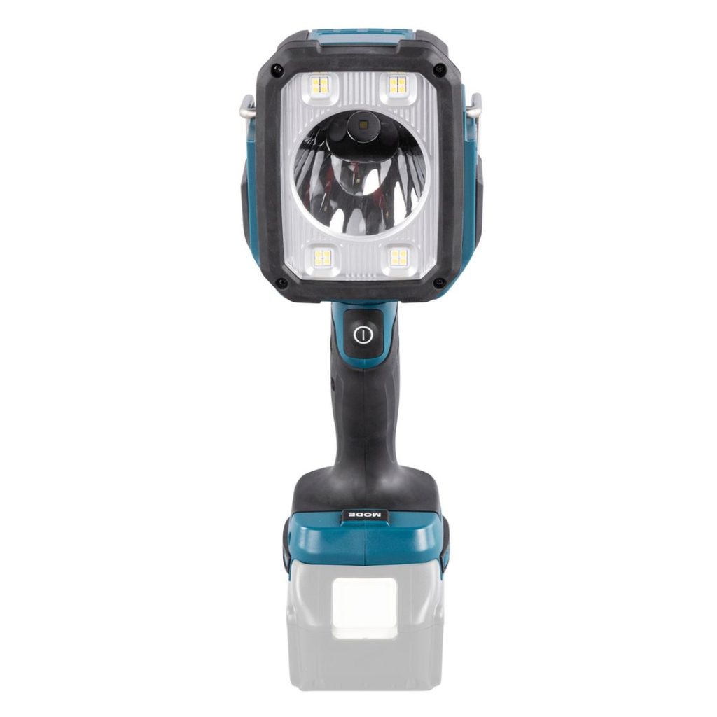 MAKITA LED-valaisin LXT. Kuvassa LED-valaisin LXT vasemmalta etuyläviistosta.