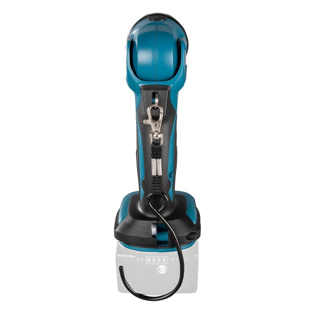 MAKITA LED-valaisin LXT. Kuvassa LED-valaisin LXT takaapäin.