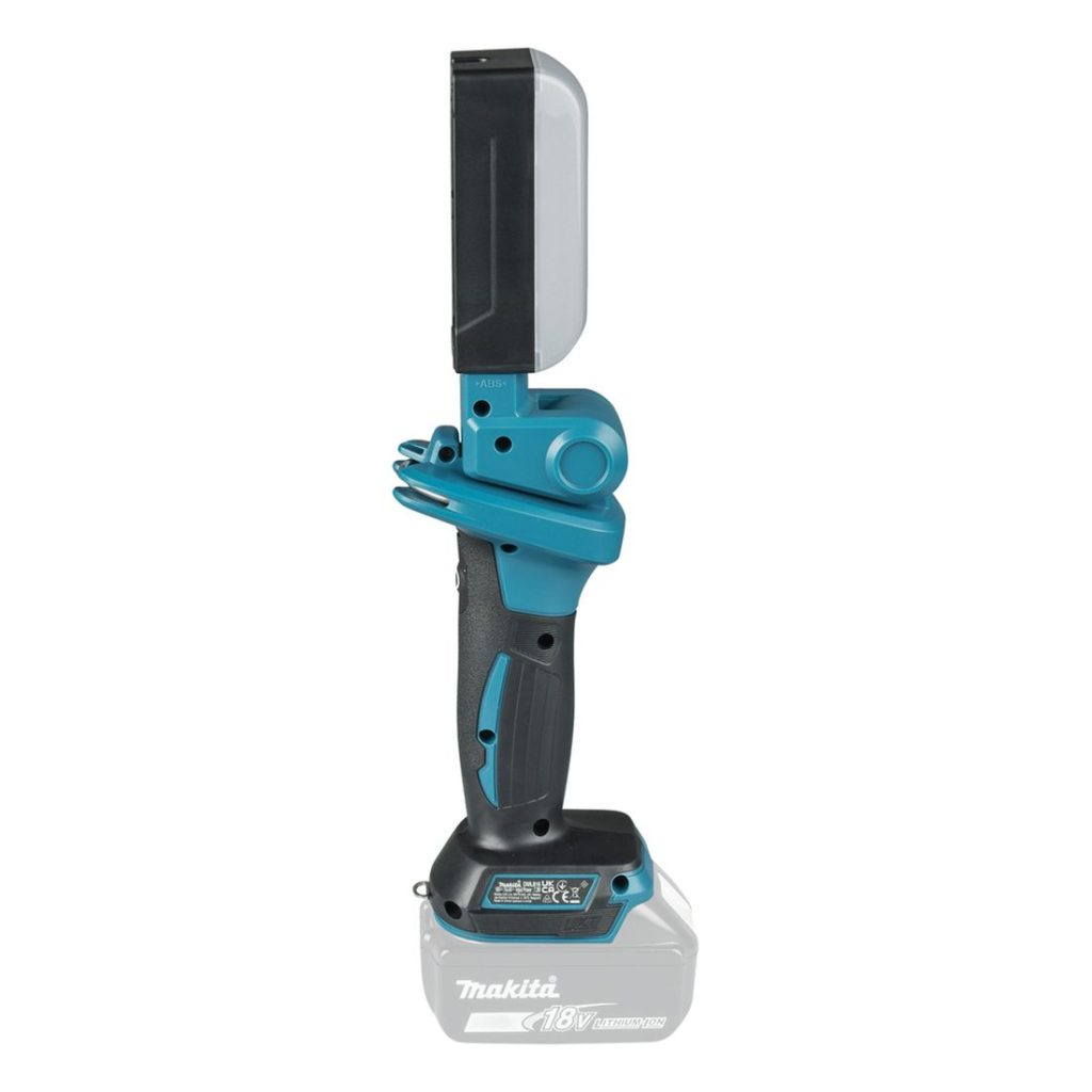 MAKITA LED-valaisin LXT. Kuvassa LED-valaisin LXT oikealta sivustapäin.