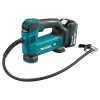 MAKITA Ilmapumppu LXT. Kuvassa Ilmapumppu LXT oikealta etuyläviistosta.