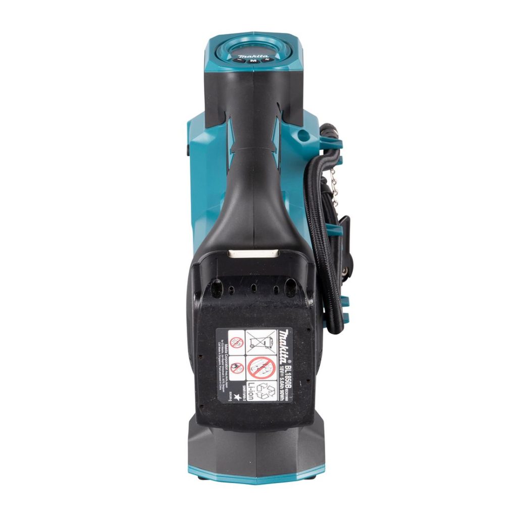 MAKITA Ilmapumppu LXT. Kuvassa Ilmapumppu LXT takaapäin.