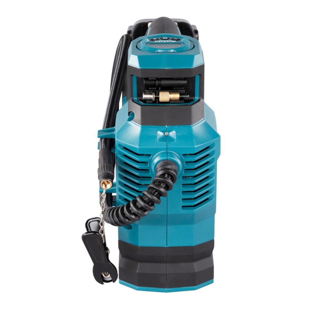 MAKITA Ilmapumppu LXT. Kuvassa Ilmapumppu LXT edestäpäin.