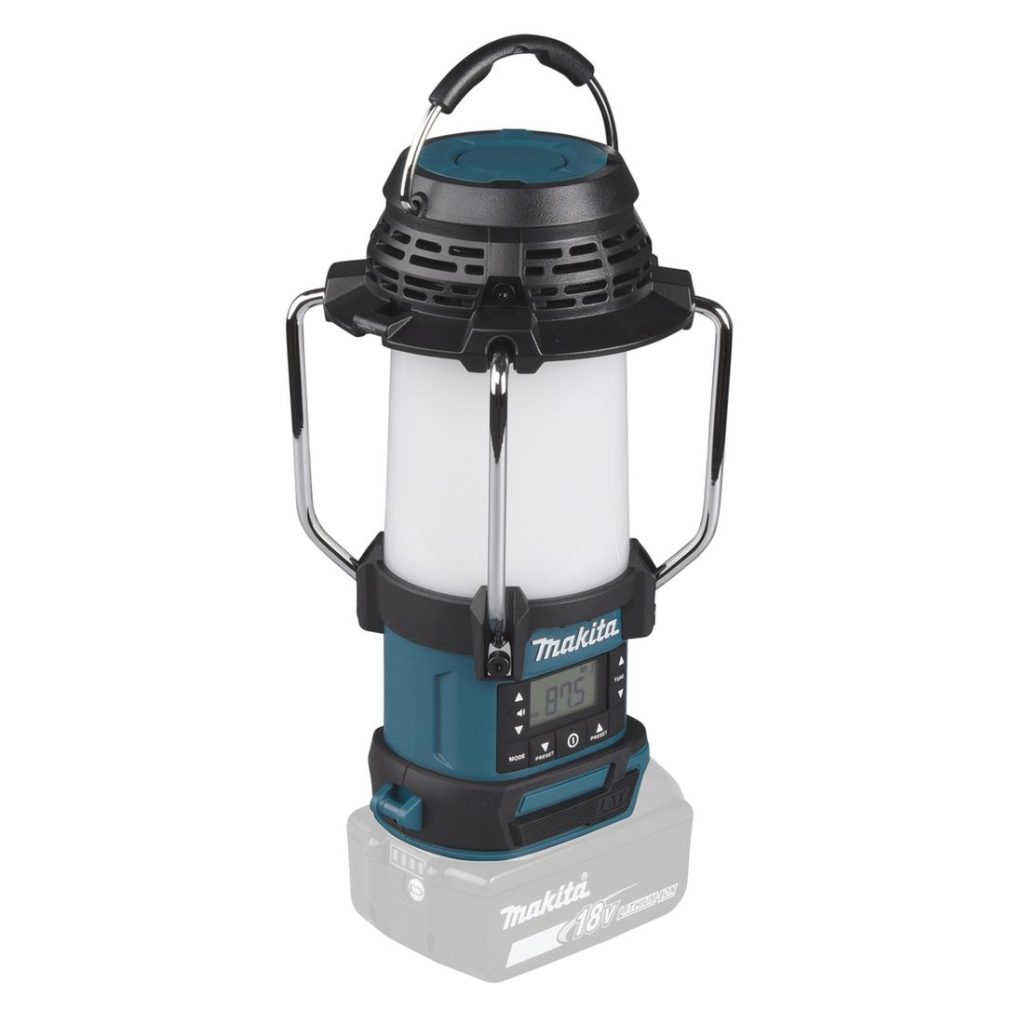 MAKITA Lyhty / Radio LXT. Kuvassa Lyhty / Radio LXT oikealta takayläviistosta.