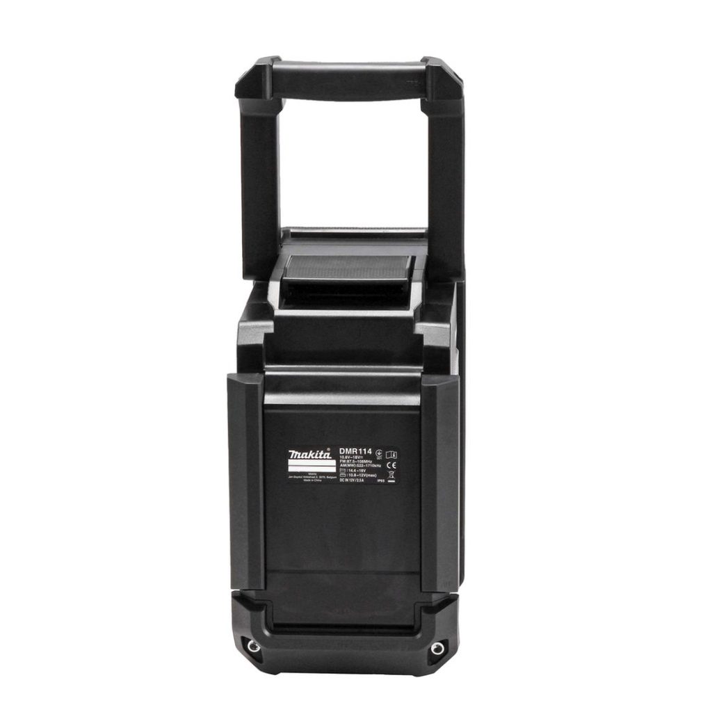 MAKITA Radio CXT / LXT. Kuvassa Radio CXT / LXT takaapäin.
