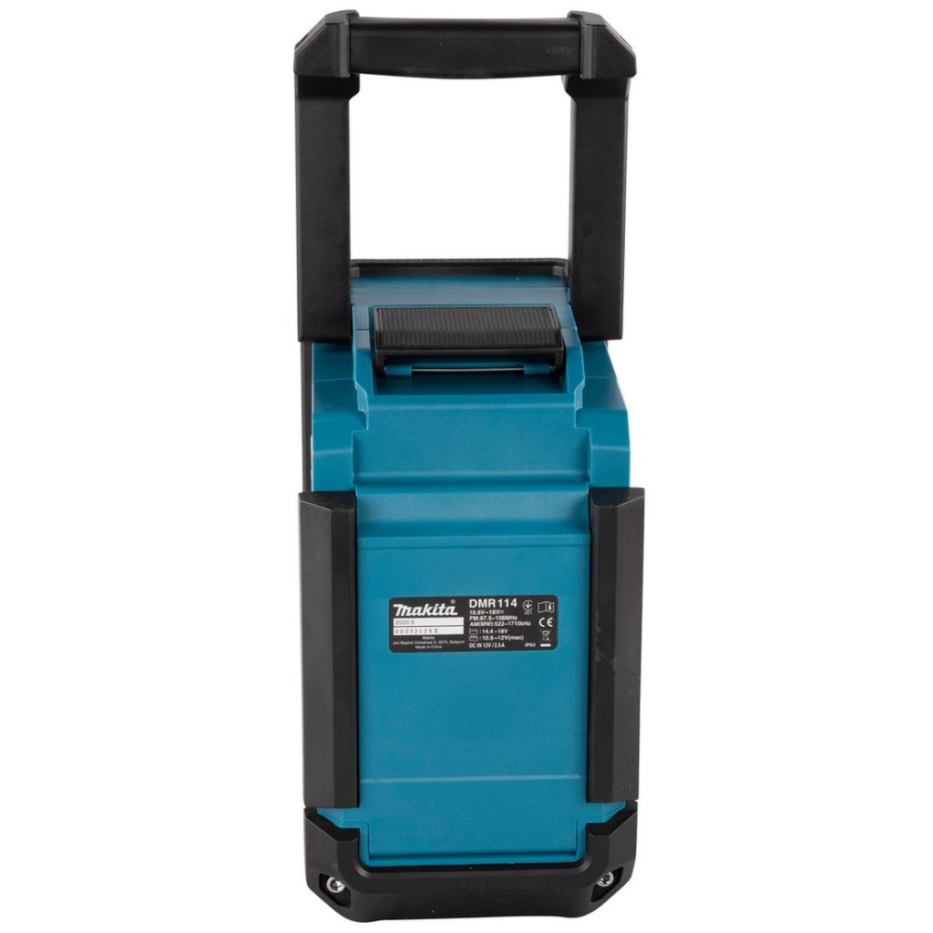 MAKITA Radio CXT / LXT. Kuvassa Radio CXT / LXT takaapäin.
