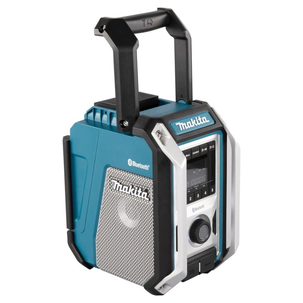 MAKITA Radio CXT / LXT. Kuvassa Radio CXT / LXT vasemmalta etuyläviistosta.