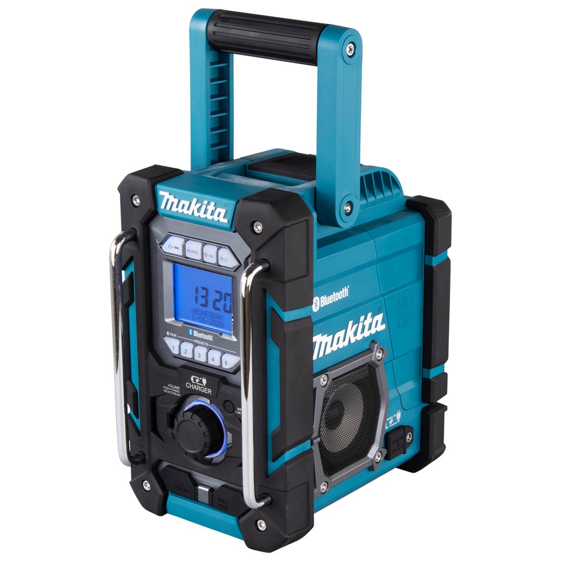MAKITA Radio CXT / LXT. Kuvassa Radio CXT / LXT oikealta etuyläviistosta.