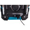 MAKITA Radio CXT / LXT. Lähikuvassa USB-kaapeli liitettynä Radio CXT / LXT:hen.