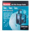 MAKITA Radio CXT / LXT. Kuvassa tuotteen myyntipakkaus edestäpäin.