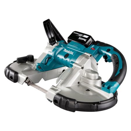 MAKITA Vannesaha LXT. Kuvassa Vannesaha LXT oikealta etuyläviistosta.