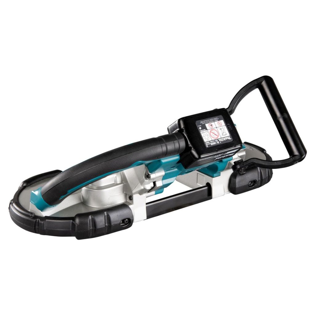 MAKITA Vannesaha LXT. Kuvassa Vannesaha LXT vasemmalta takayläviistosta.