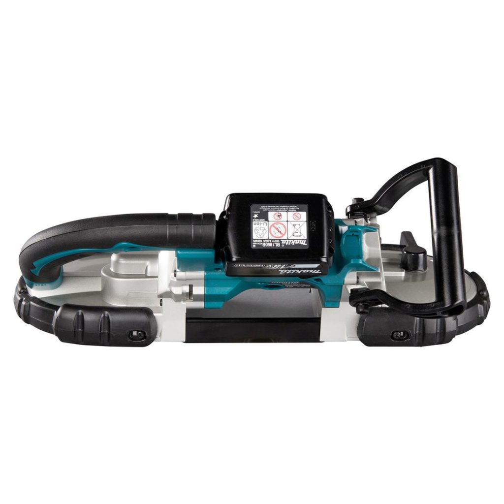 MAKITA Vannesaha LXT. Kuvassa Vannesaha LXT takaapäin.