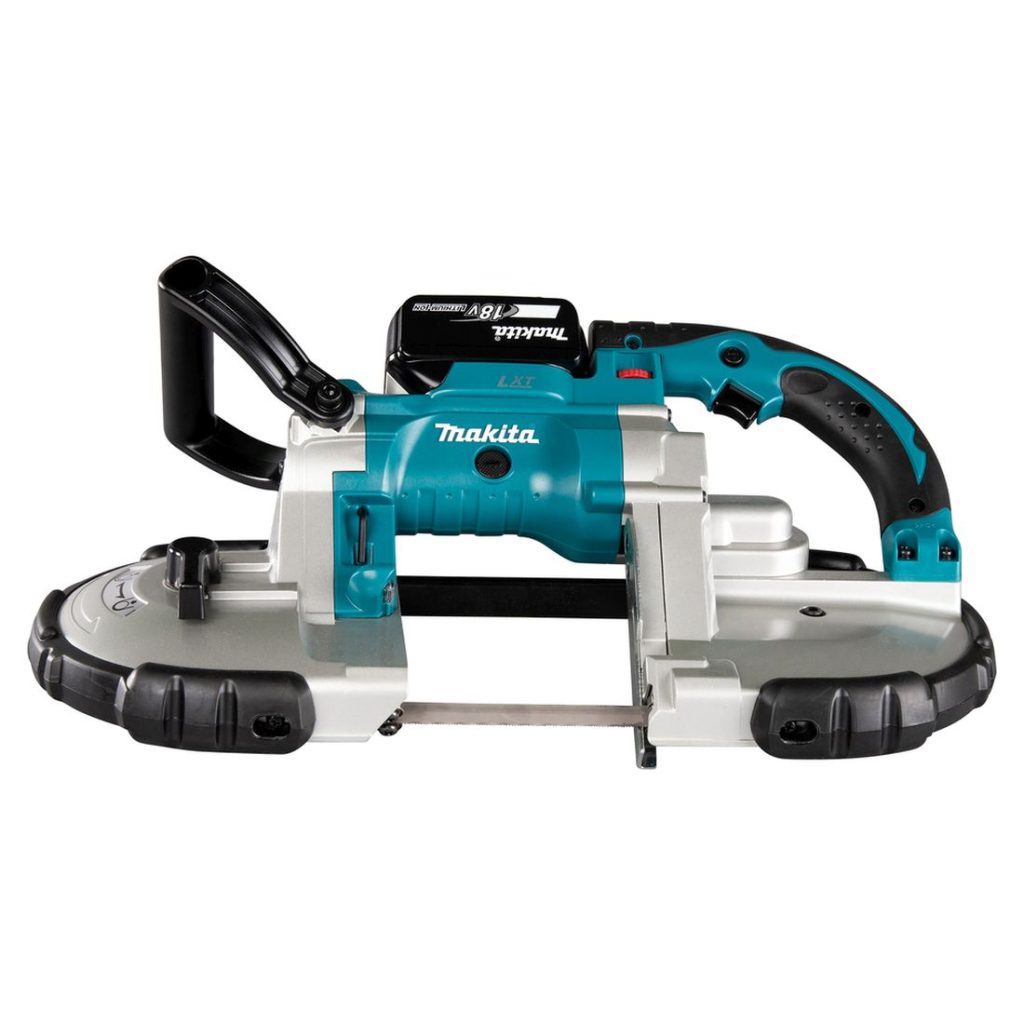 MAKITA Vannesaha LXT. Kuvassa Vannesaha LXT edestäpäin.