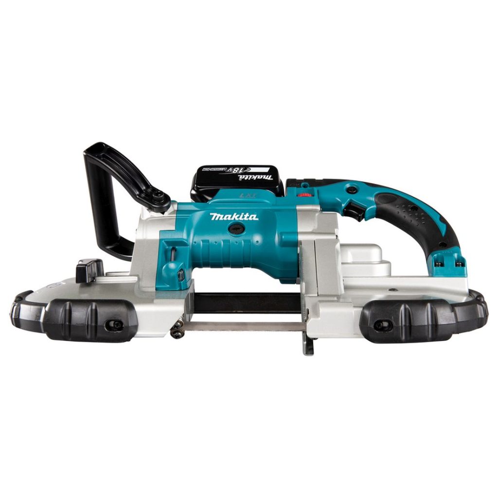 MAKITA Vannesaha LXT. Kuvassa Vannesaha LXT edestäpäin.